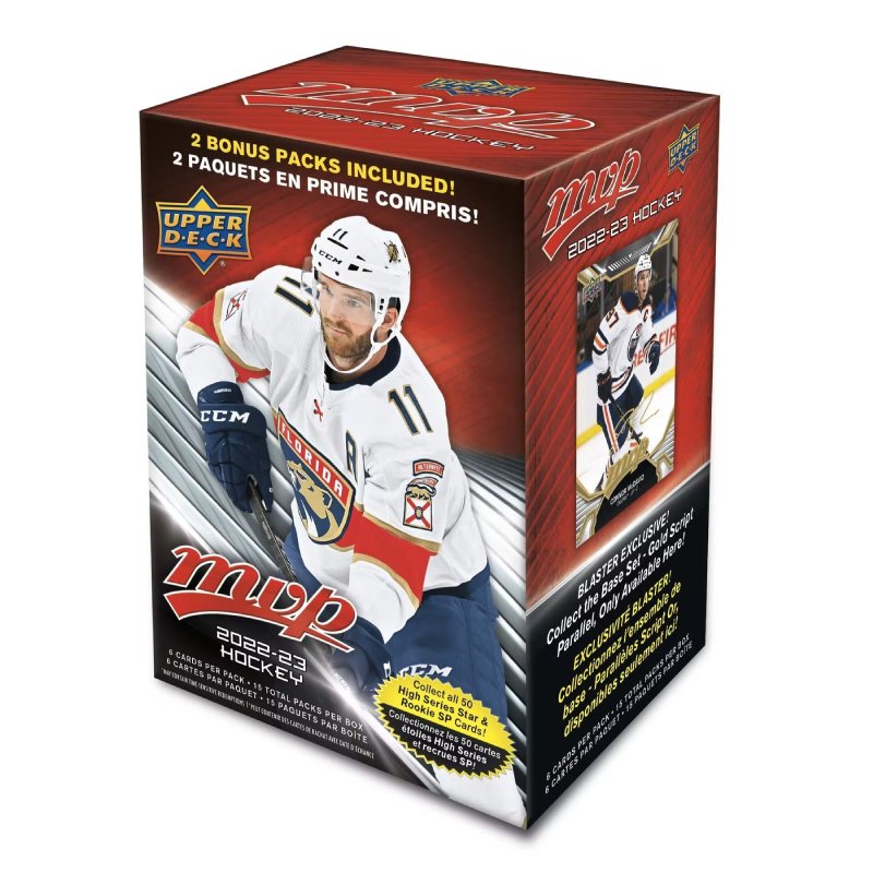 2022-23 Upper Deck NHL MVP Blaster Box - Sports Cards Norge