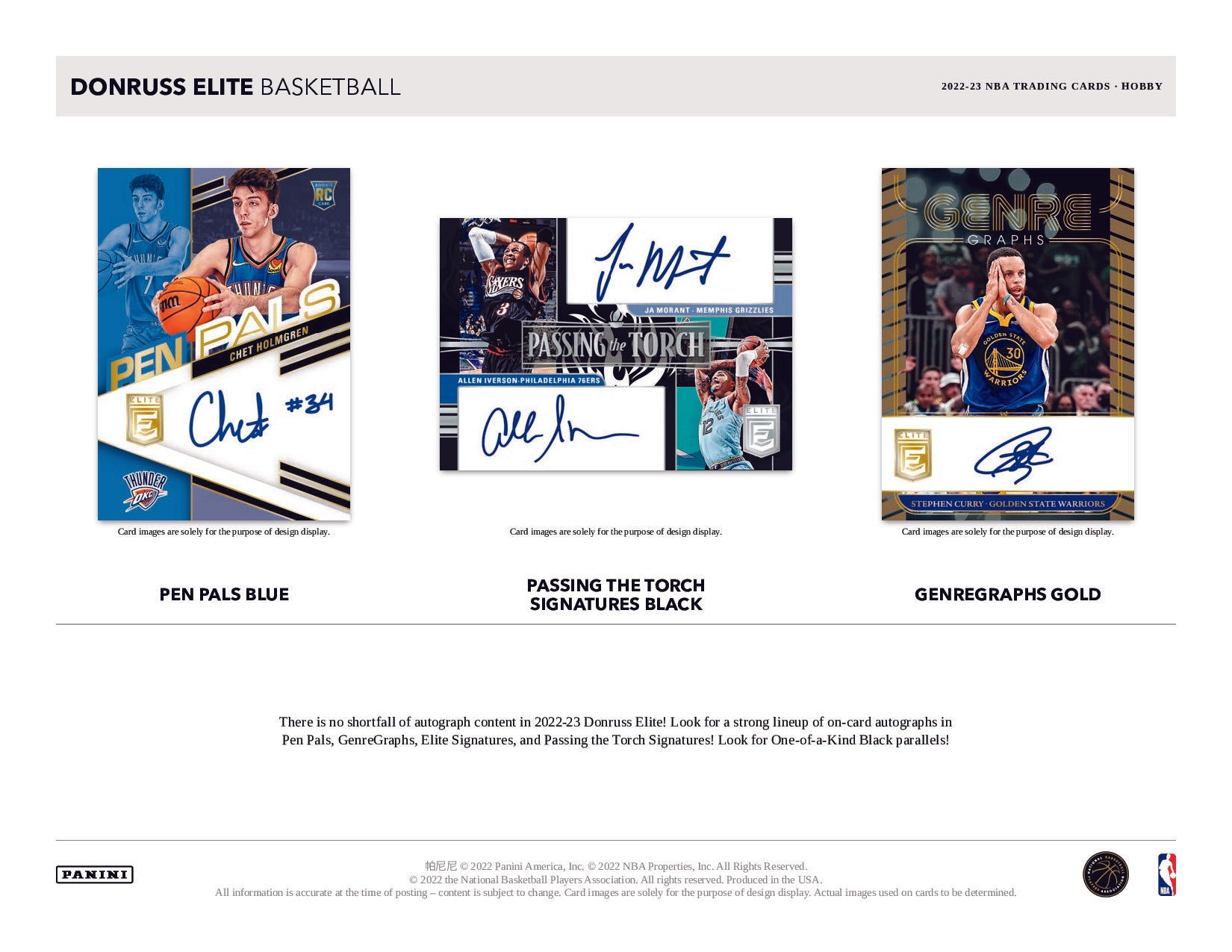 2022-23 Panini Donruss Elite Basketball Hobby - Sports Cards Norge