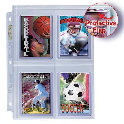 Ultra Pro Platinum Series 4-Pocket Plastlomme - Sports Cards Norge