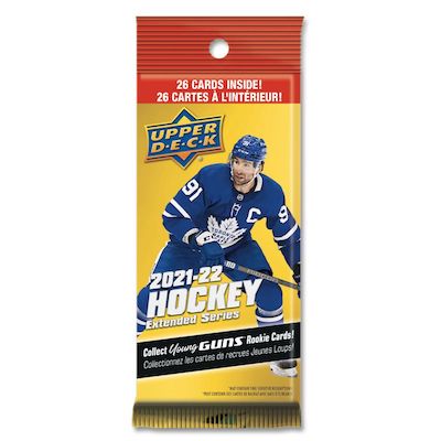 2021-22 Upper Deck Extended Series Fat Pack - Sports Cards Norge