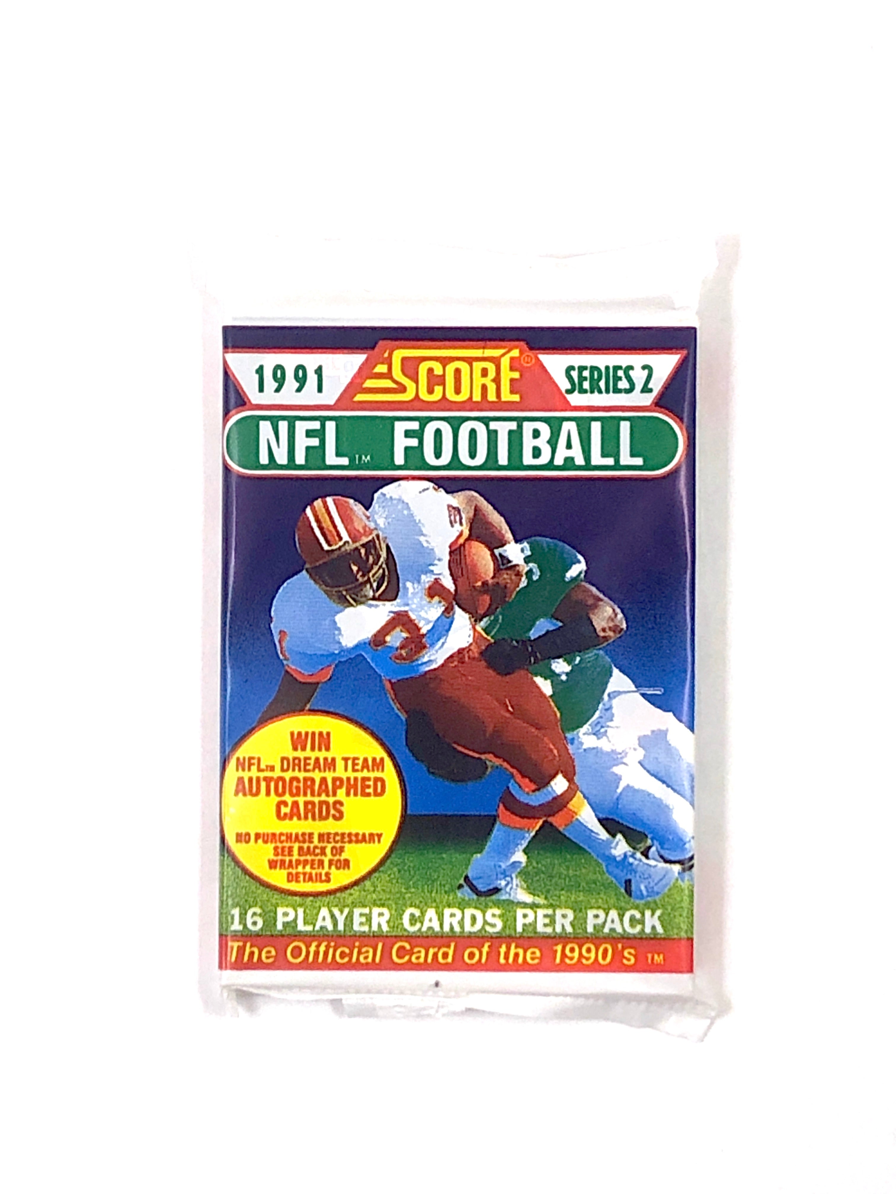 1991 Score NFL Football Series 2 - Sports Cards Norge