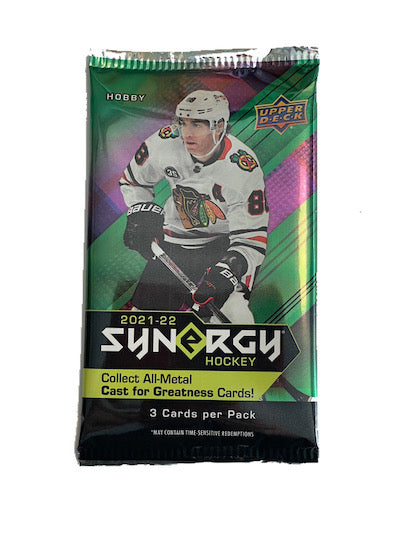 2021-22 Upper Deck NHL Synergy Hobby Box - Sports Cards Norge