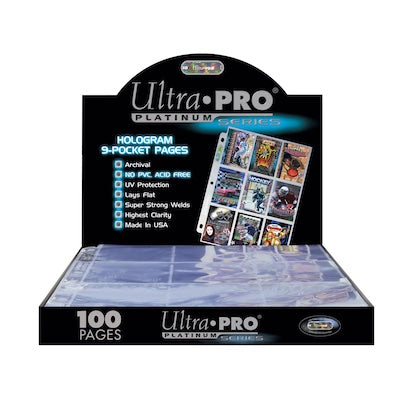 Ultra Pro Platinum Series 9-Pocket Plastlomme - Sports Cards Norge