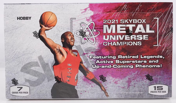 2021 UD Skybox Metal Universe Champions Hobby - Sports Cards Norge