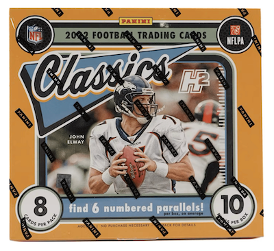 2022 Classics Football H2 Hobby Box - Sports Cards Norge