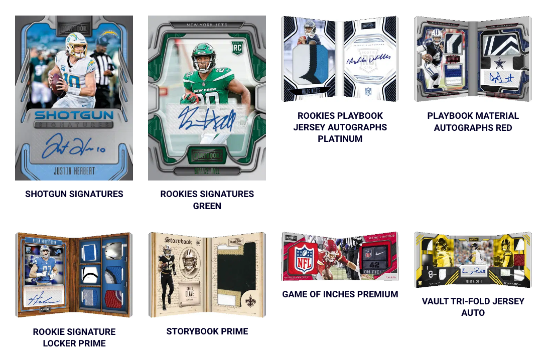 2022 Panini Playbook Football Hobby Box - Sports Cards Norge