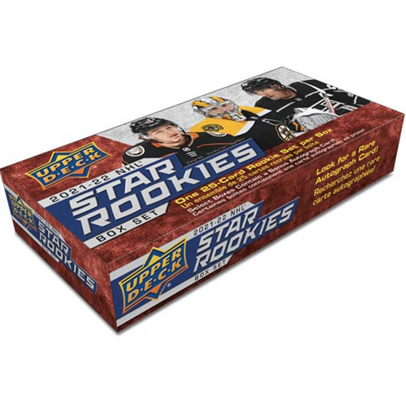 2021-22 Upper Deck NHL Star Rookies Box Set - Sports Cards Norge