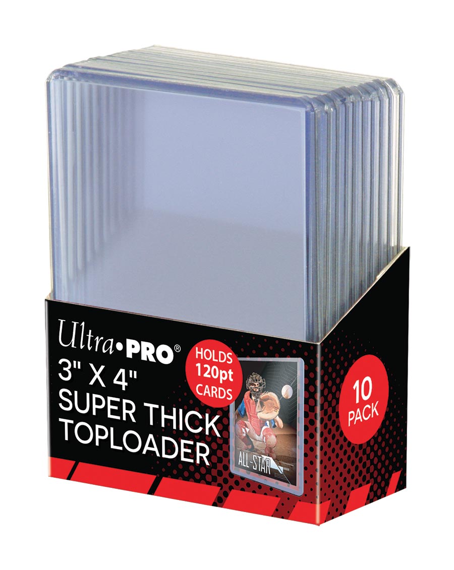 Ultra Pro Toploader 3x4 (120pt) - Sports Cards Norge