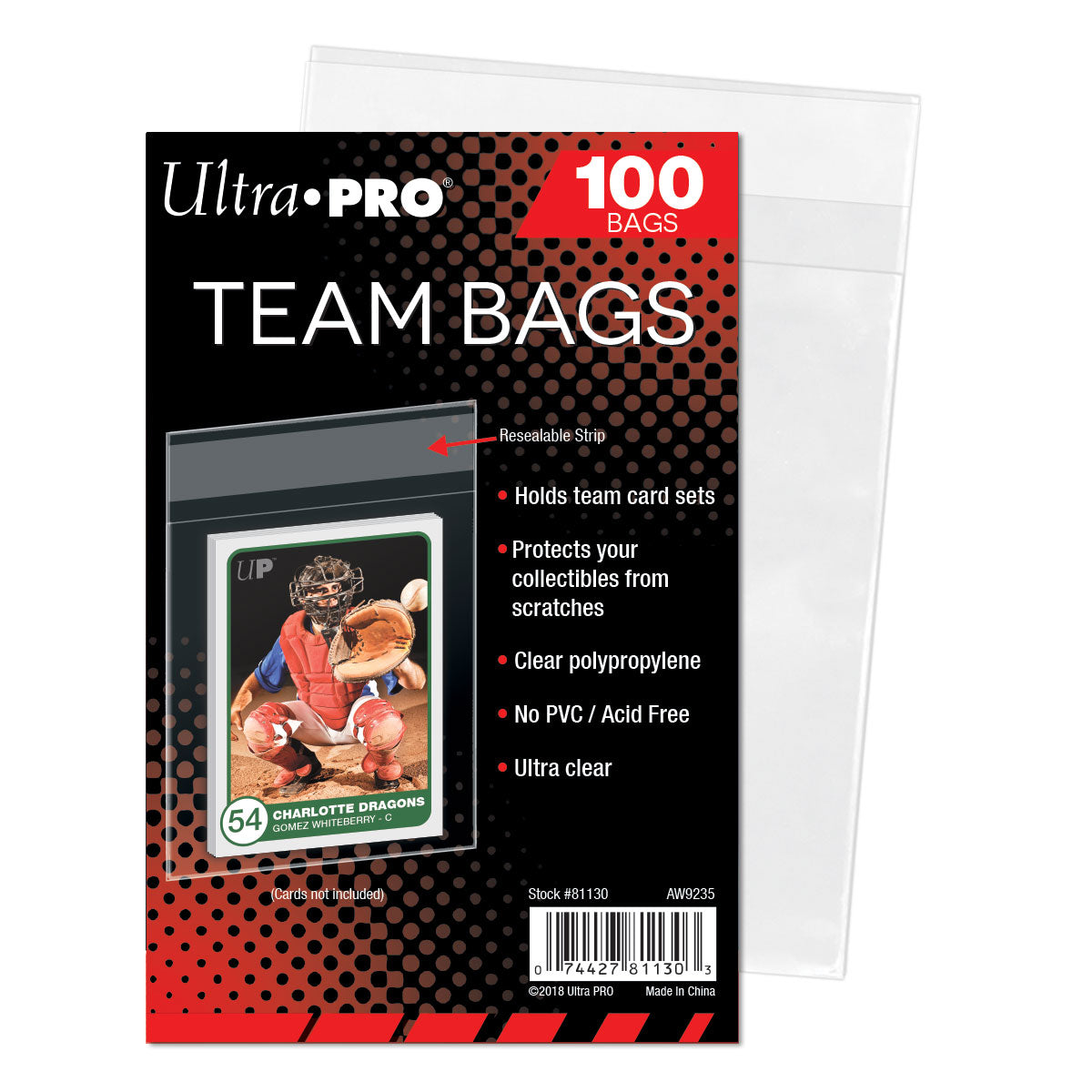 Ultra Pro Team Bags - Sports Cards Norge