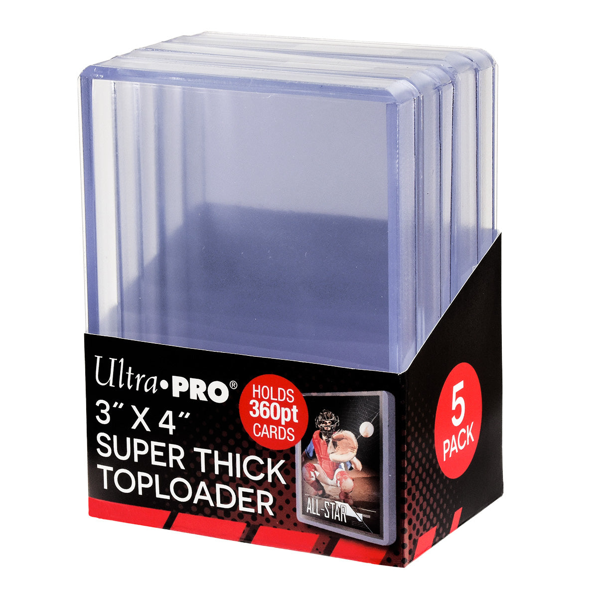 Ultra Pro Toploader 3x4 (360pt) - Sports Cards Norge